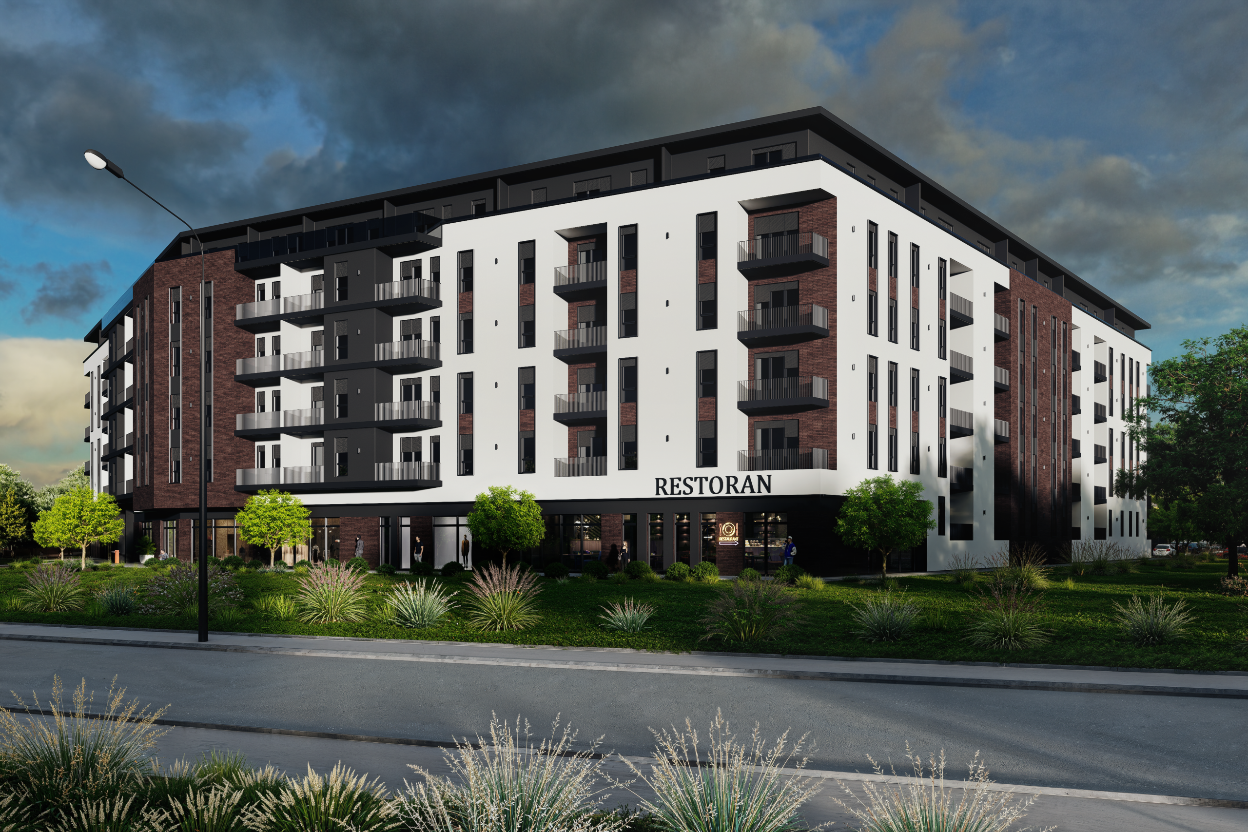 Usce Residence render ugla objekta